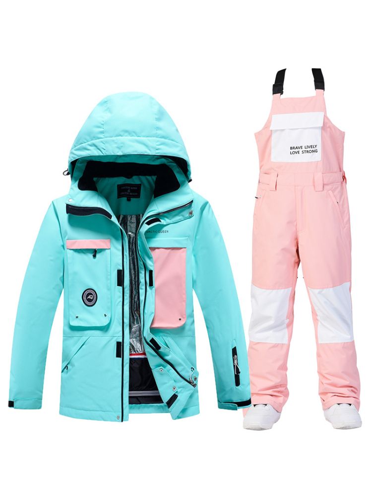 XwXwSeui Men Women Outdoor Windproof Snow Suits