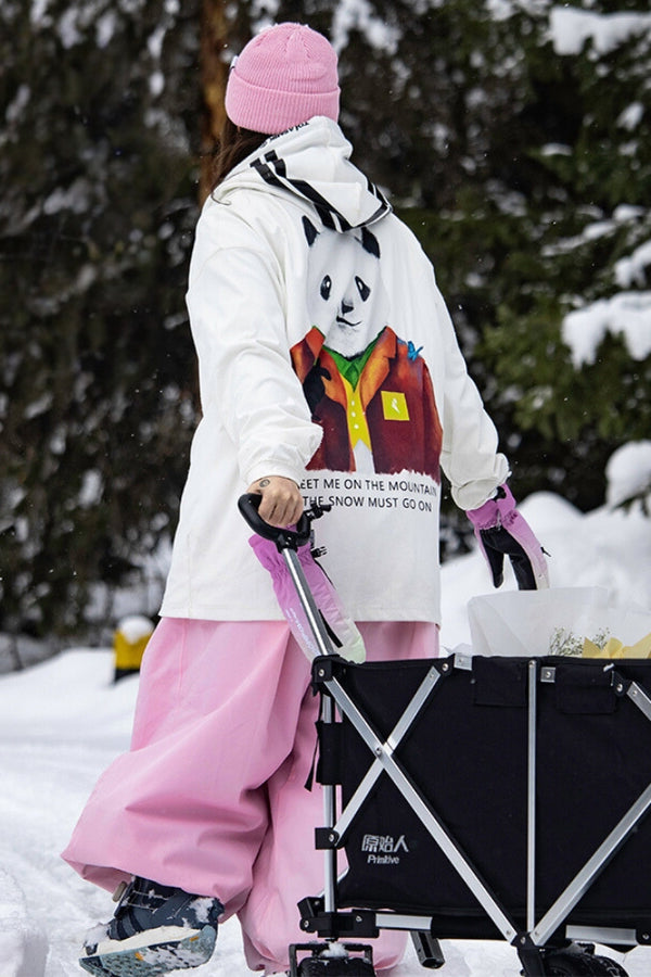 XwXwSeui Men Women Panda Quick-drying Ski Sweatshirt