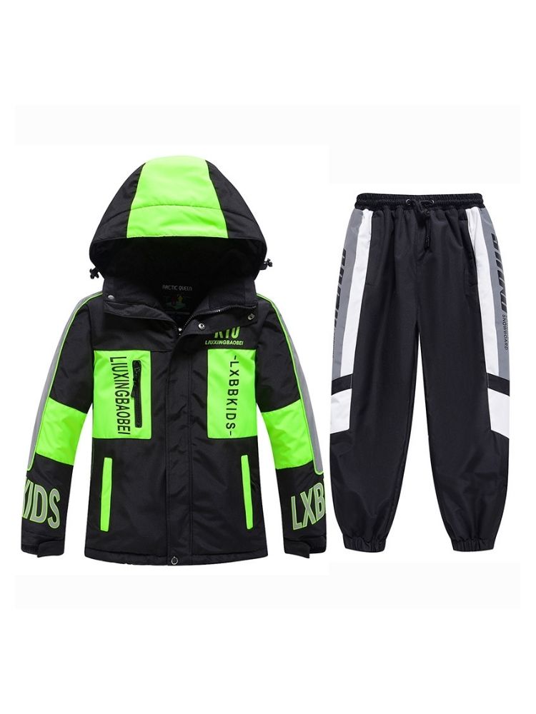 XwXwSeui Kids Reflective Insulated Snow Suits