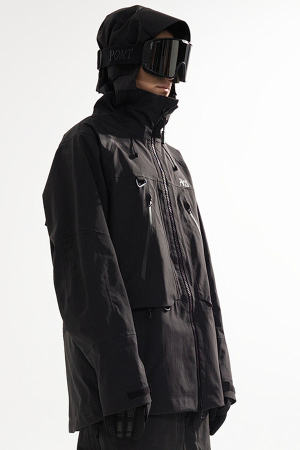 XwXwSeui Men Women 3L Outdoor Shell Snow Jacket