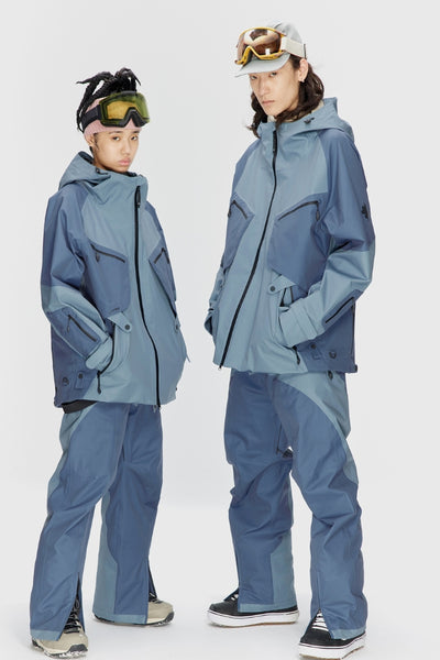 XwXwSeui Men Women Freestyle Insulated Hooded Snow Jacket