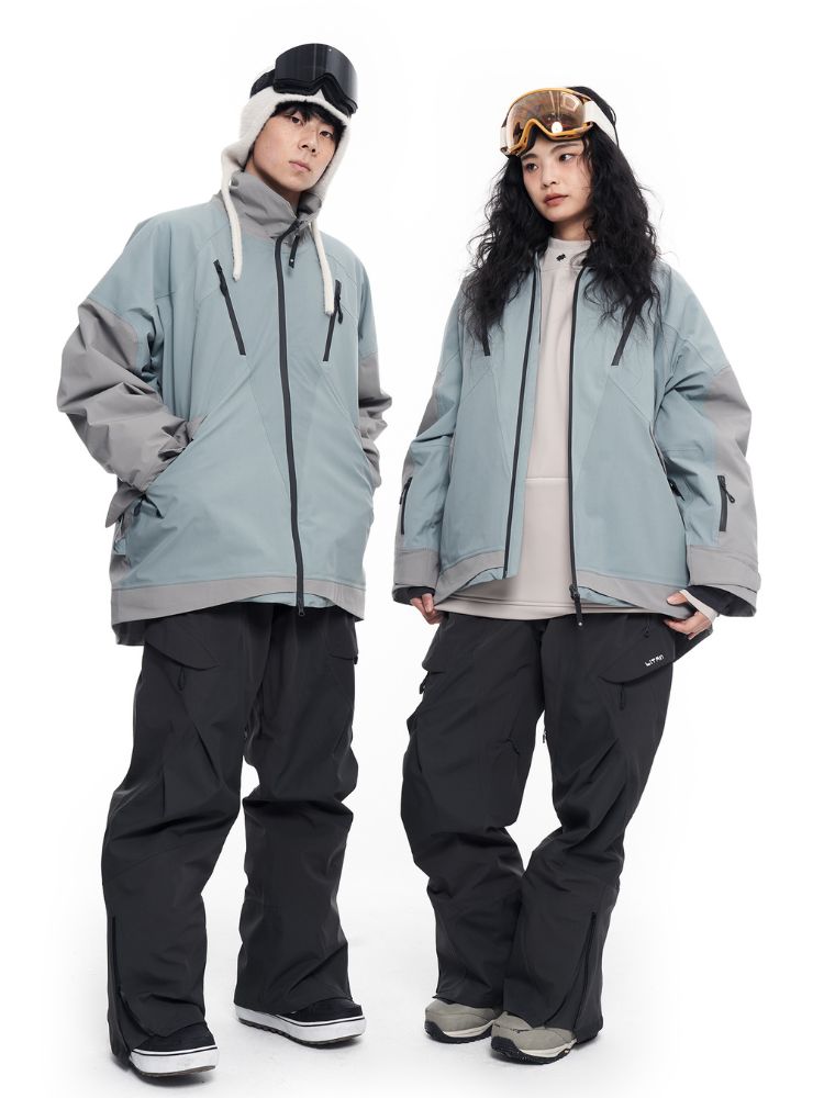 XwXwSeui Men Women Hip Hop Loose Snow Jacket