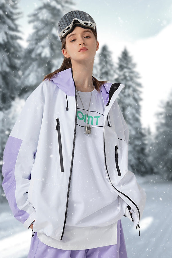 XwXwSeui Men Women Outdoor Hooded Insulated Snow Jacket