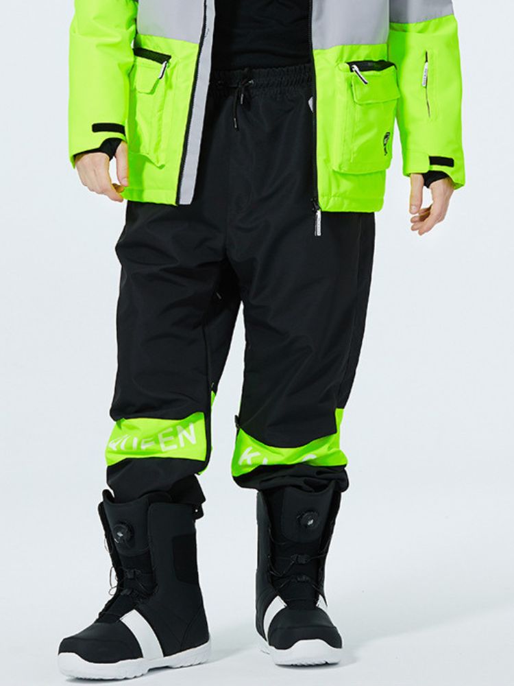 XwXwSeui Men Women Loose Insulated Ski Pants