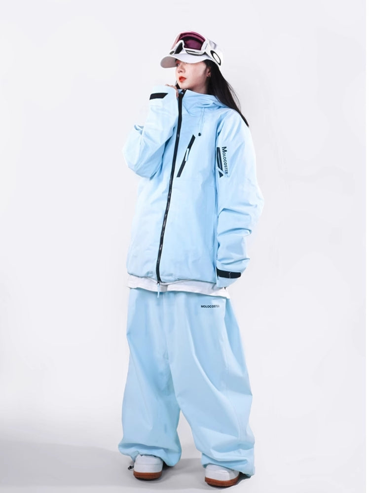 XwXwSeui Men Women Hip Hop Baggy Ski Pants