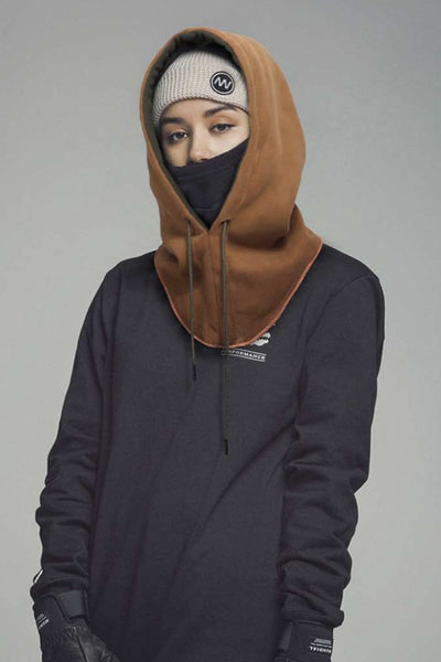 XwXwSeui Men Women Fleeced Full-face Snow Helmet Hood