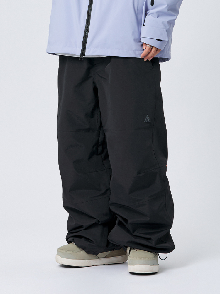 XwXwSeui Men and Women 3L Shell Baggy Ski Pants