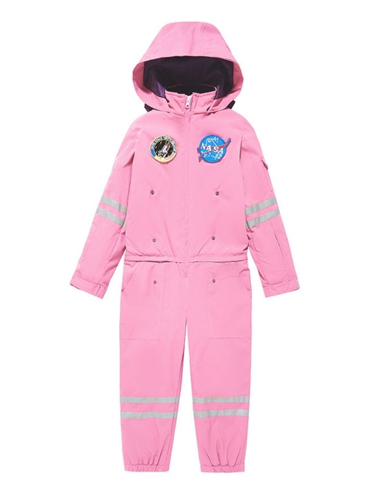 XwXwSeui Kids Insulated NASA Space Ski Jumpsuit