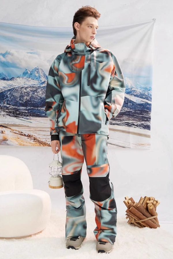 XwXwSeui Men Women Colorful Thermal Snow Suits