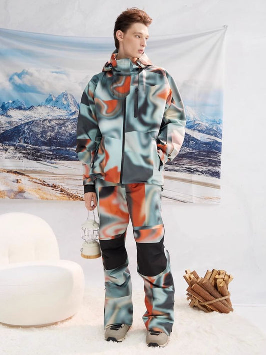 XwXwSeui Men Women Colorful Thermal Snow Suits