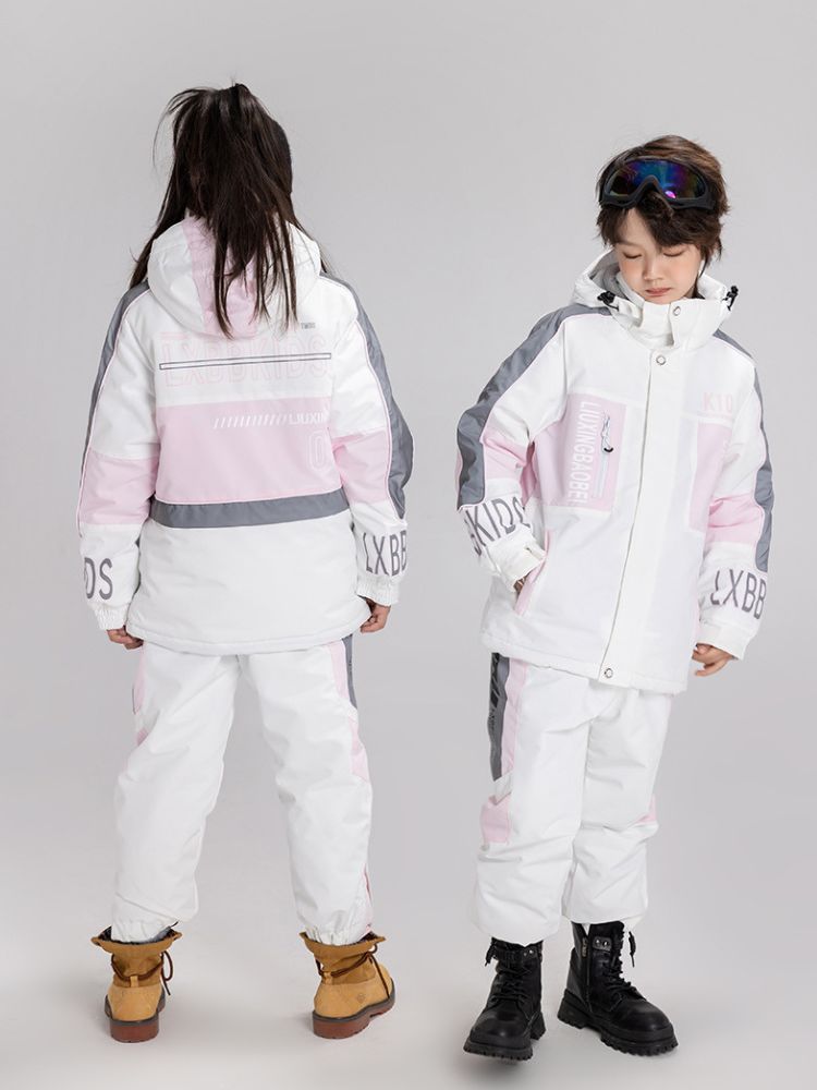 XwXwSeui Kids Reflective Insulated Snow Jacket