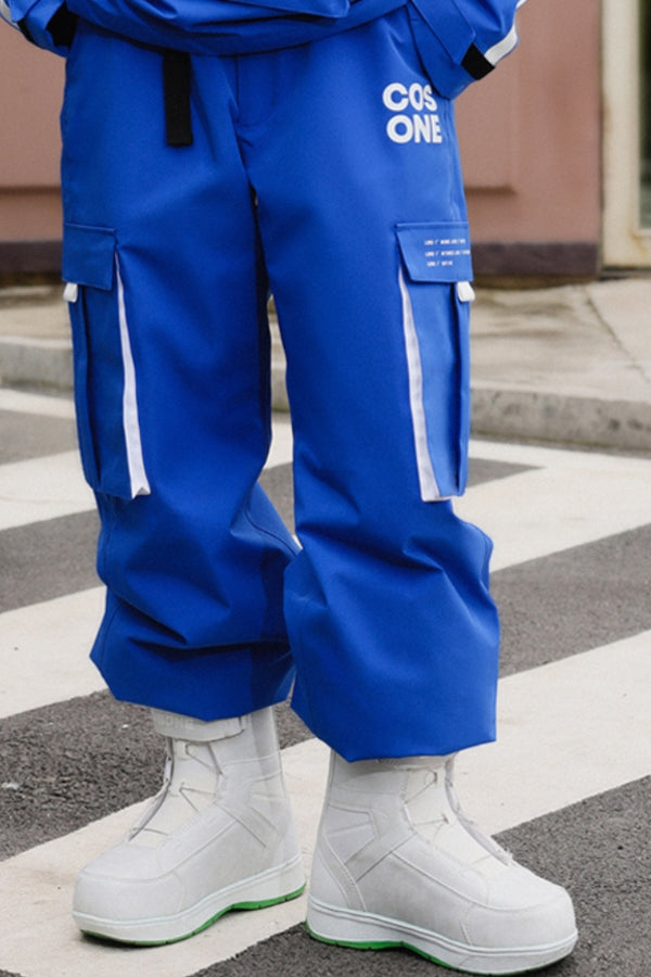 XwXwSeui Men Women Loose Insulated Ski Pants