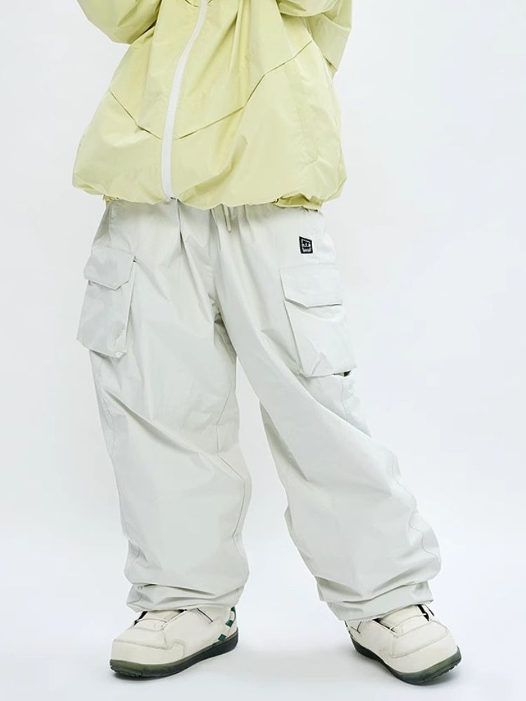 XwXwSeui Men Women 3L Shell Baggy Ski Pants