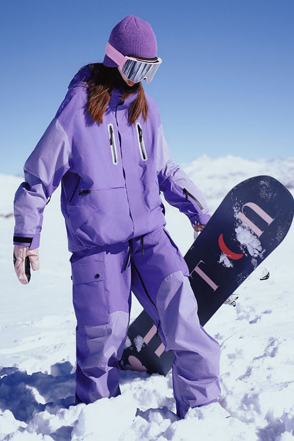 XwXwSeui Men Women 3L Shell Hooded Snow Suits