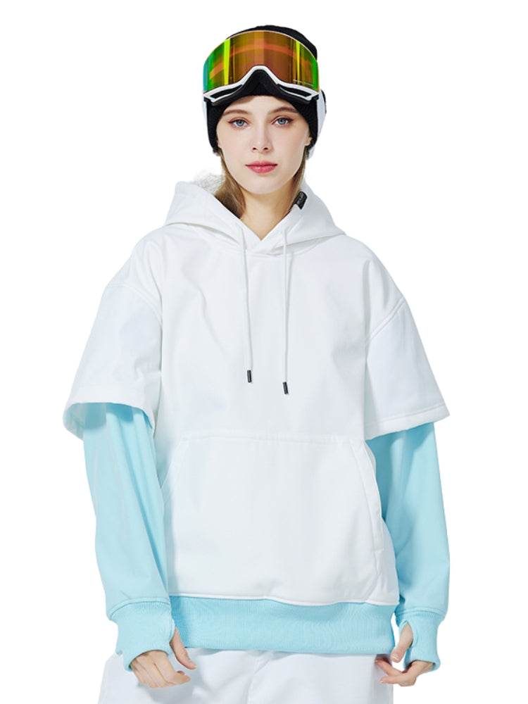 XwXwSeui Men Women Fleece Hoodie Ski Sweatshirt