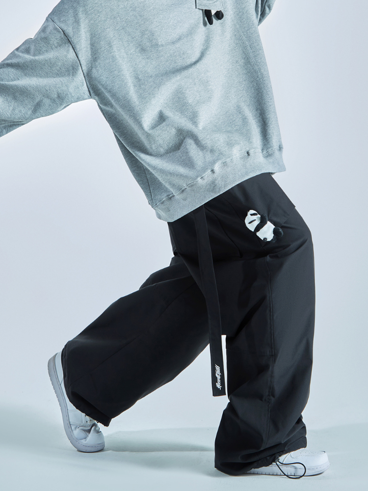 XwXwSeui Men Women Loose Hip Hop Trend Ski Pants