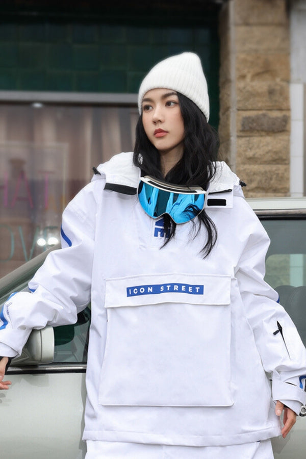 XwXwSeui Men Women Outdoor Hooded Insulated Snow Jacket