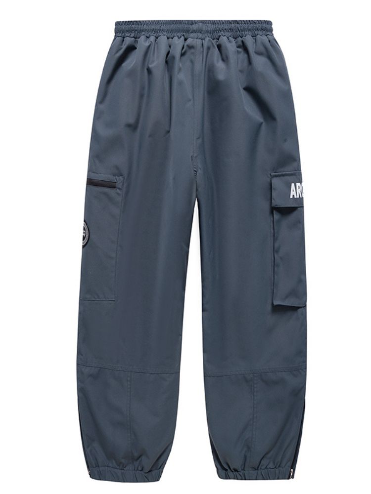 XwXwSeui Men Women Shell Oversize Ski Pants