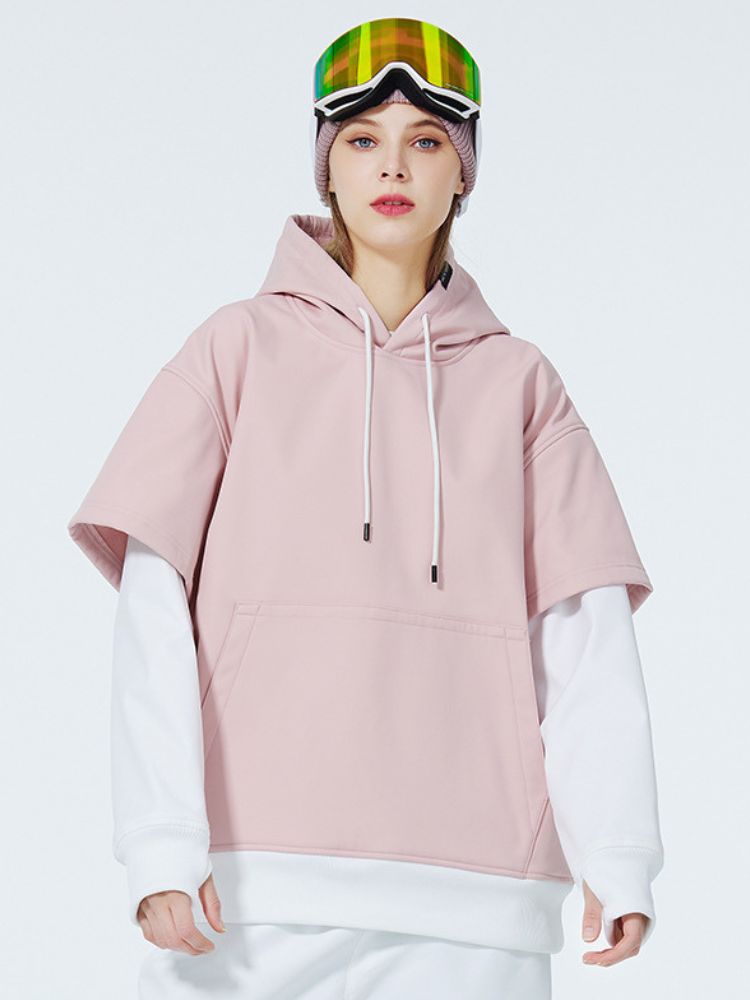 XwXwSeui Men Women Fleece Hoodie Ski Sweatshirt