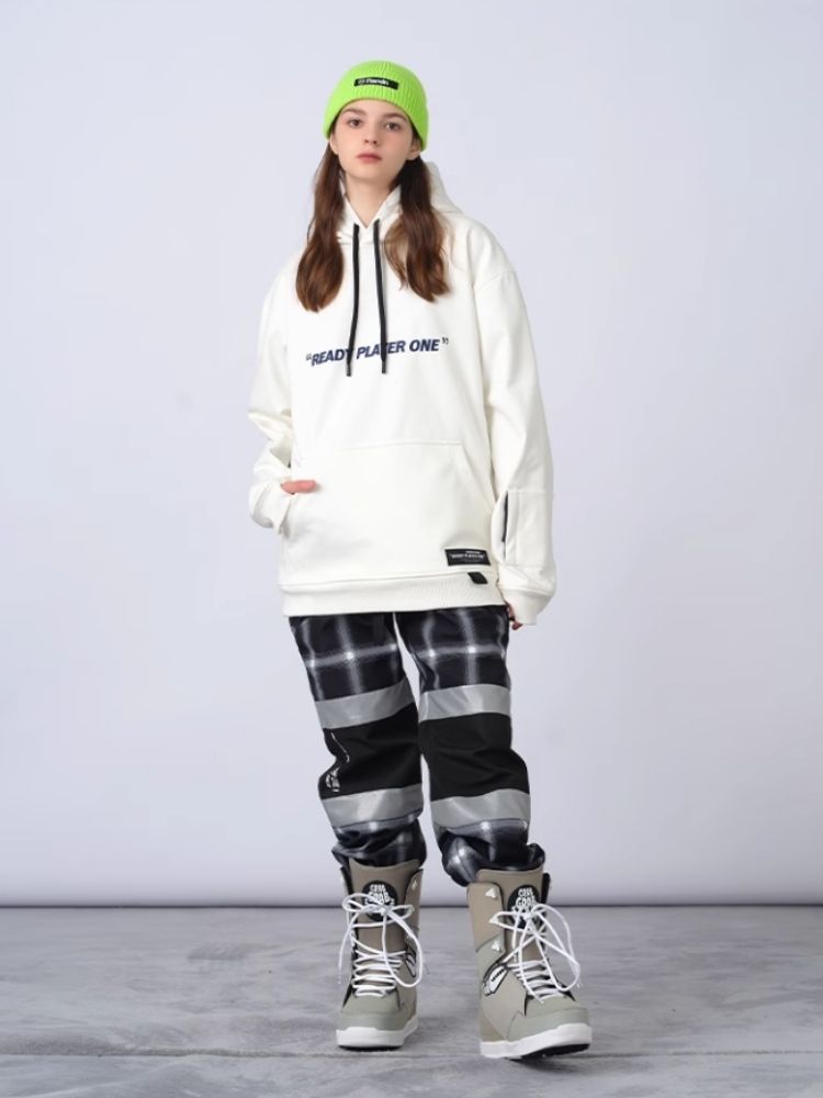 XwXwSeui Men Women Vintage Fleece Hoodie Ski Sweatshirt