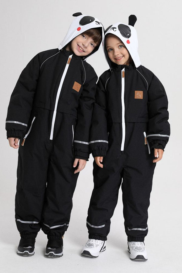 XwXwSeui Kids Insulated Animals Graphic Ski Jumpsuit
