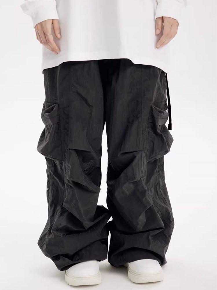 XwXwSeui Men Women Baggy Cargo Ski Pants