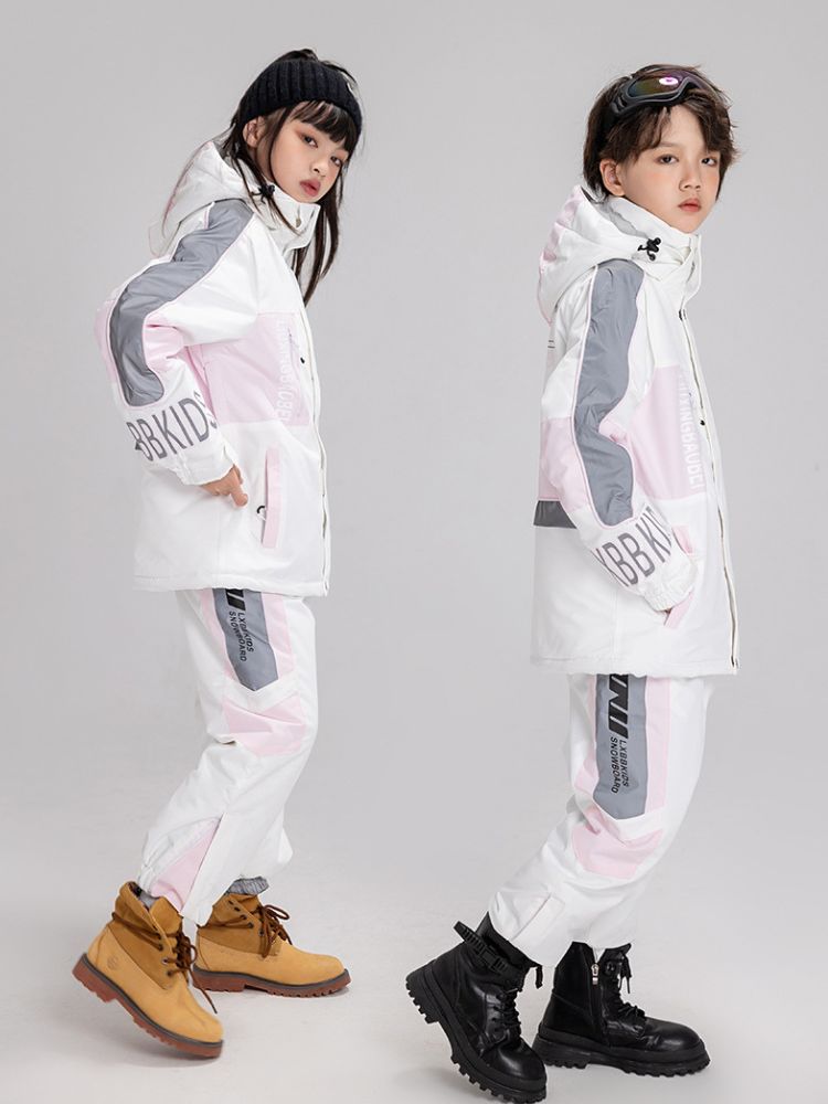 XwXwSeui Kids Reflective Insulated Snow Jacket