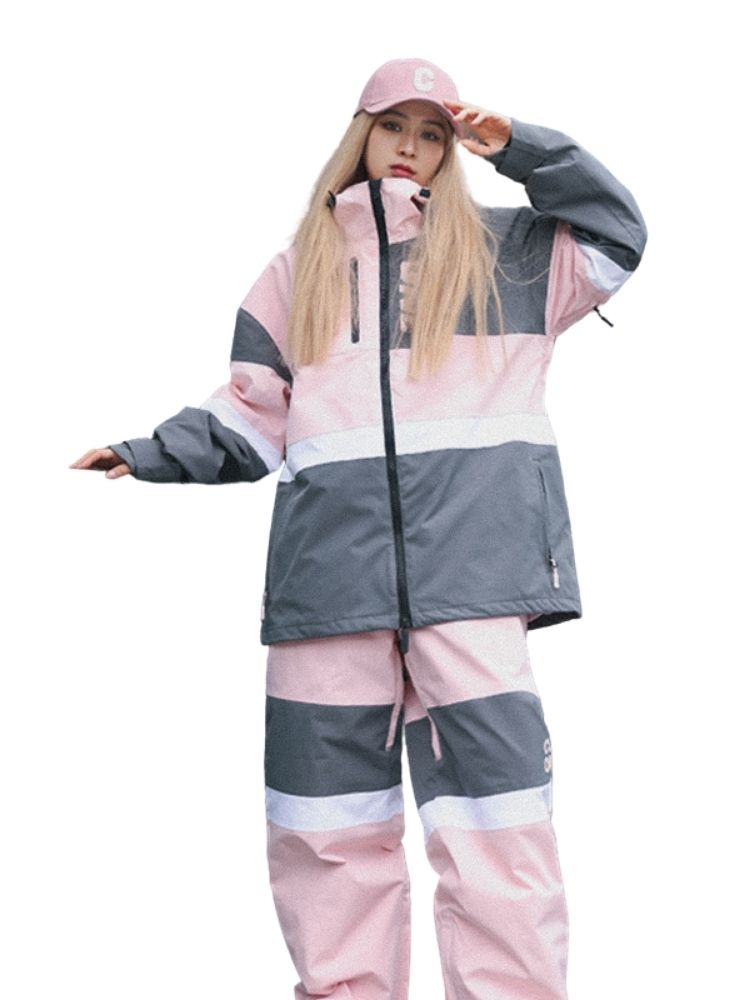 XwXwSeui Men Women Baggy Style Outdoor Snow Suits