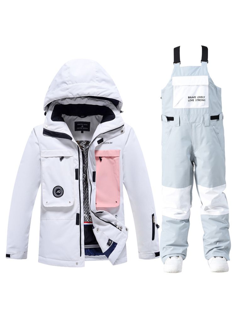 XwXwSeui Men Women Outdoor Windproof Snow Suits