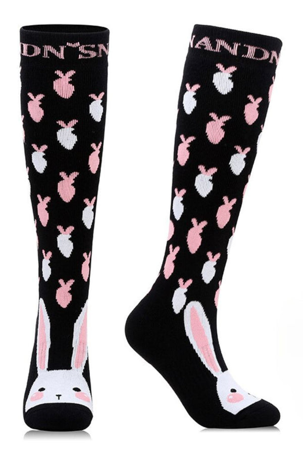 XwXwSeui Men Women Lightweight Insulated Animal Ski Socks