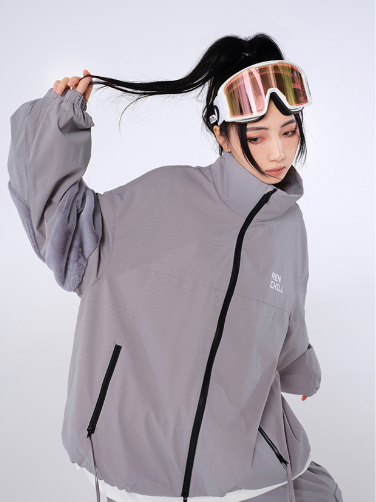 XwXwSeui Men Women Loose Style Trendy Hip-Hop Ski Suits