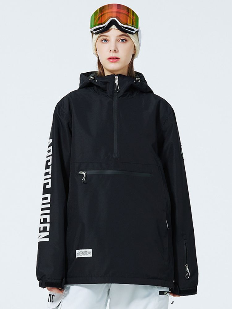 XwXwSeui Men Women Hooded Snow Jacket