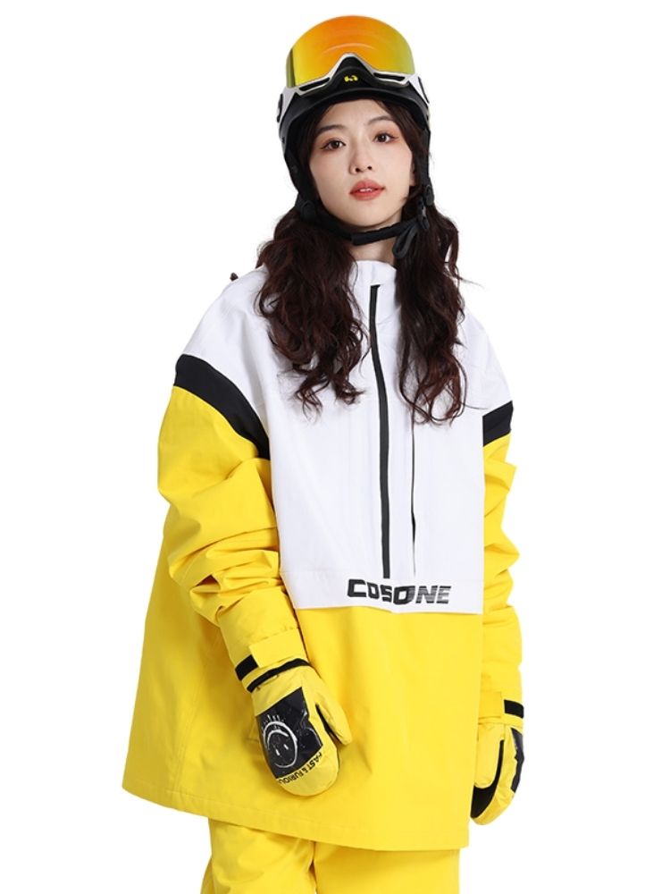 XwXwSeui Men Women Baggy Style Outdoor Snow Jacket