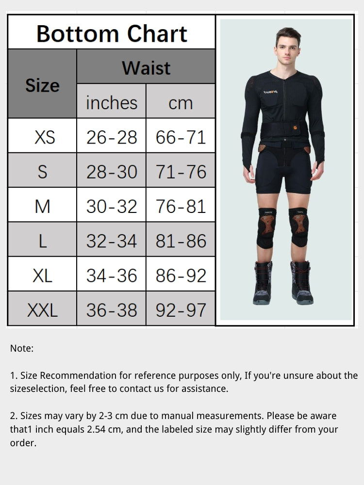 XwXwSeui Men Women Protective Anti-fall Snow Armor