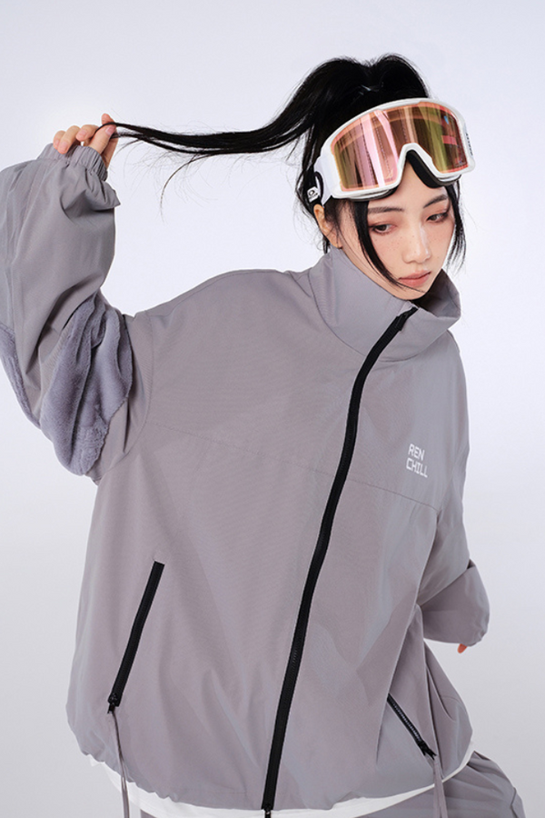 XwXwSeui Men Women Keep Warm Loose Style Trendy Hip-Hop Sonw Jacket