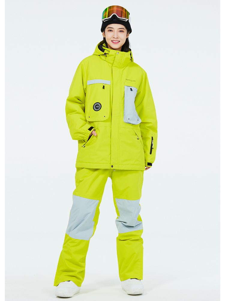 XwXwSeui Men Women Outdoor Windproof Snow Suits