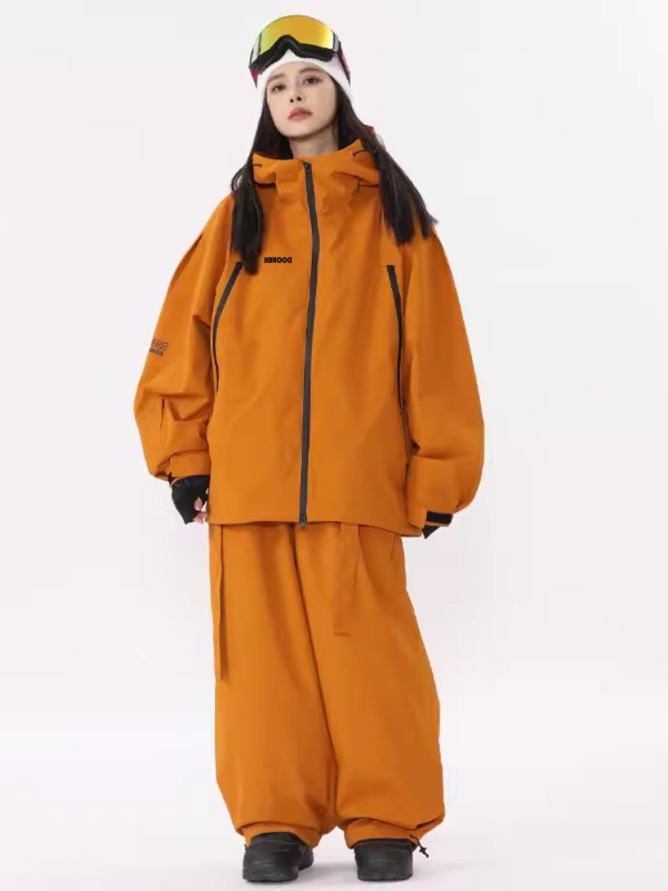 XwXwSeui Men Women 3L Rabbit Ears Outdoor Snow Suits