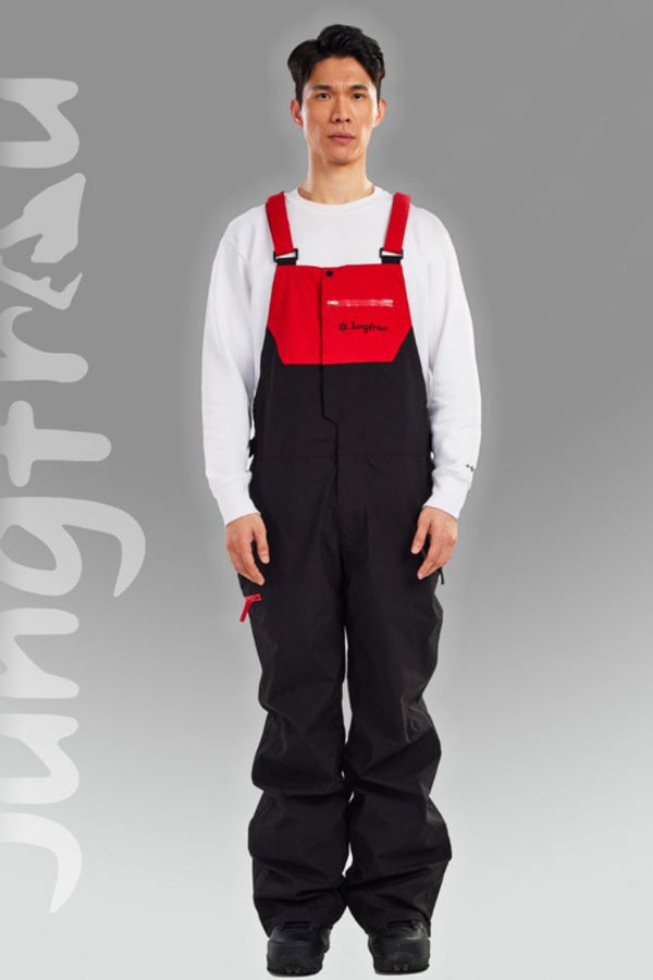 XwXwSeui Men Women 3L Waterproof Snow Bibs