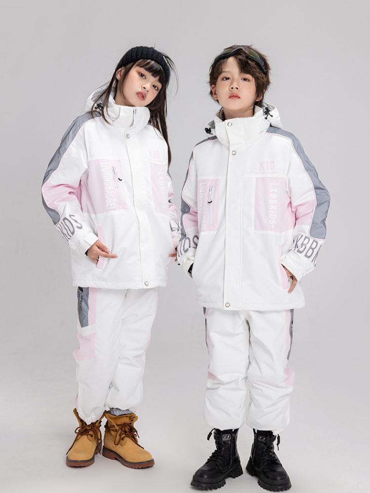 XwXwSeui Kids Reflective Insulated Snow Jacket