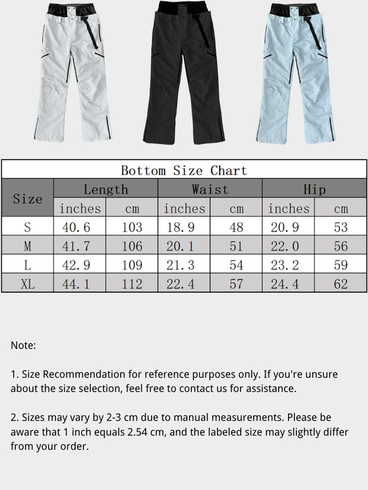 XwXwSeui Men Women Loose Style Outdoor Ski Pants