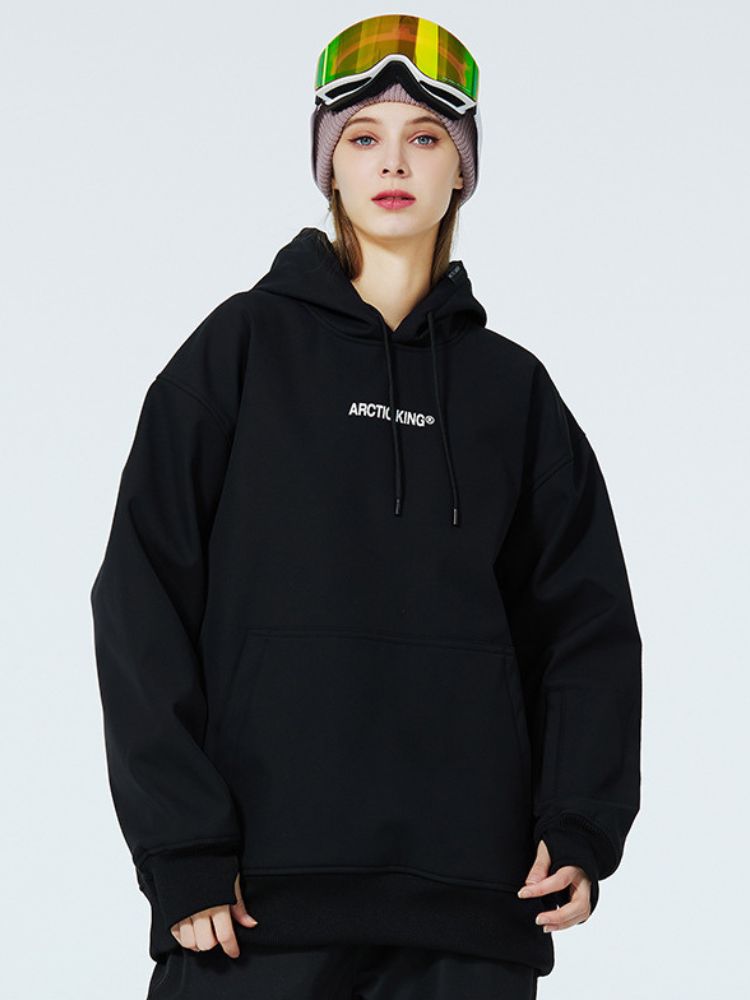 XwXwSeui Men Women Fleece Hoodie Ski Sweatshirt