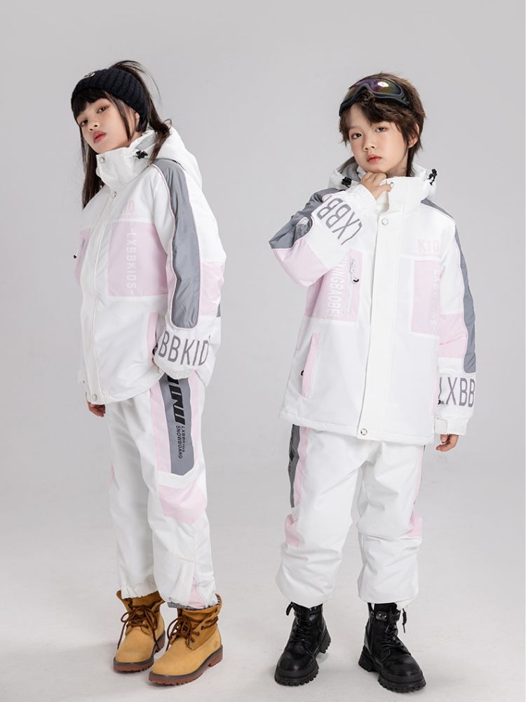 XwXwSeui Kids Reflective Insulated Snow Jacket