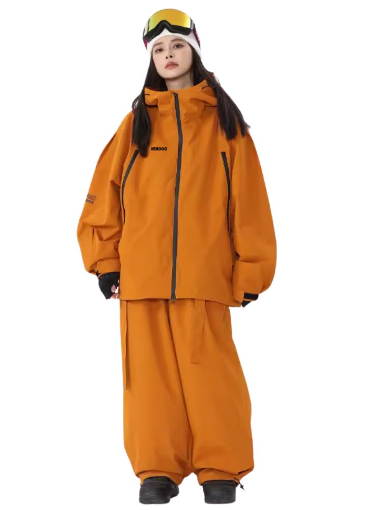 XwXwSeui Men Women 3L Rabbit Ears Outdoor Snow Suits