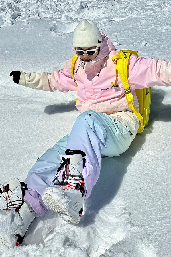 XwXwSeui Men Women 3L Rainbow Insulated Ski Suits