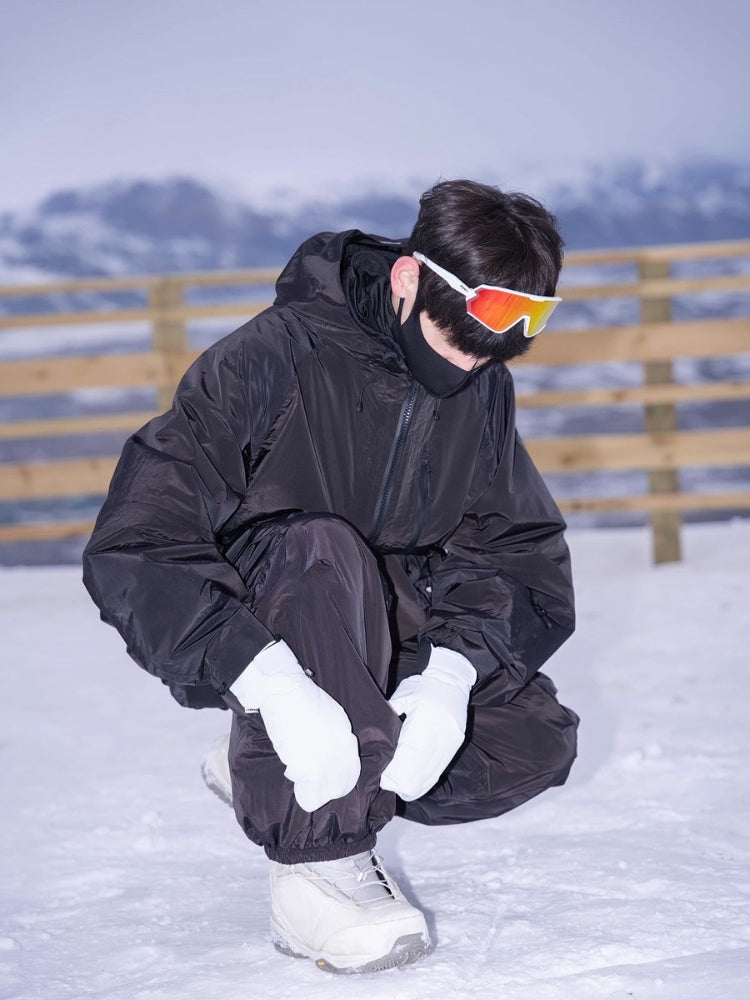 XwXwSeui Men Women Baggy Cargo Ski Pants