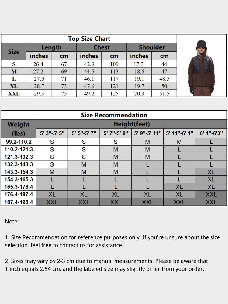 XwXwSeui Men Women Fleece Snow Jacket