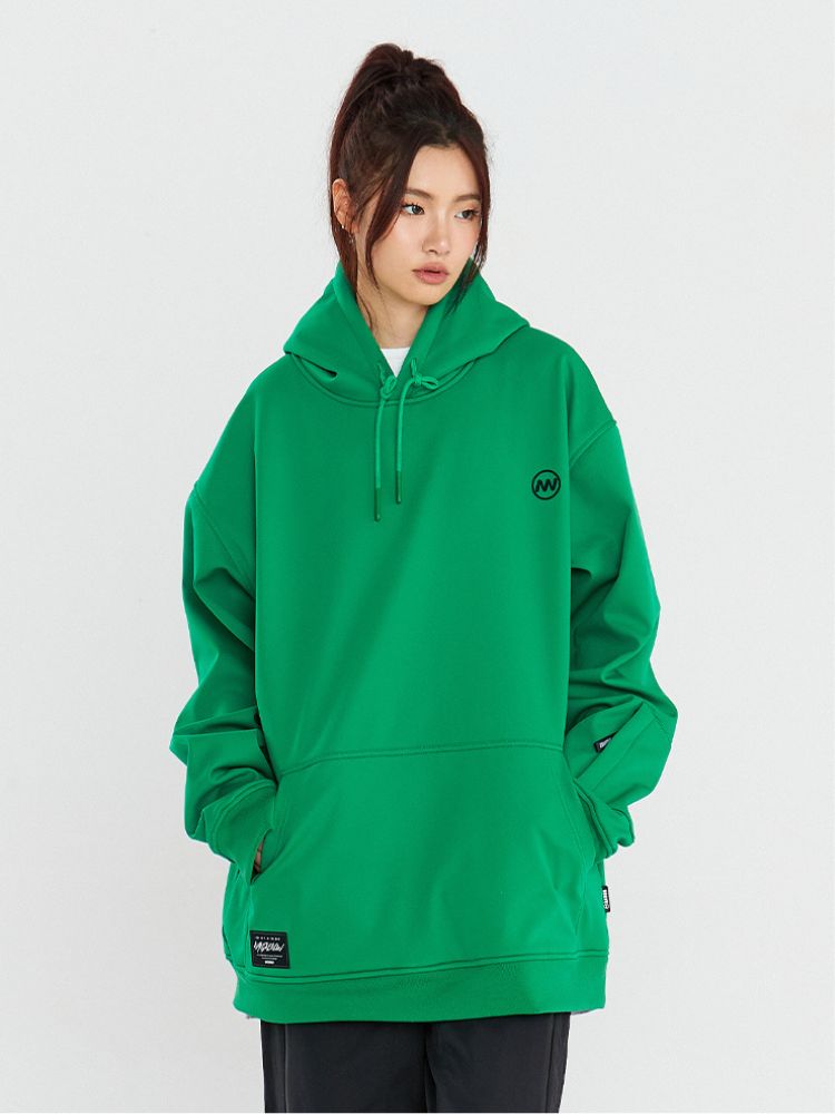 XwXwSeui Men Women Fleece Hoodie Loose Ski Sweatshirt