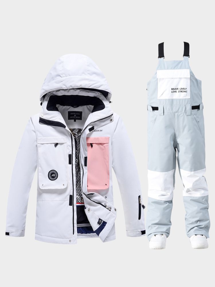 XwXwSeui Men Women Outdoor Windproof Snow Suits