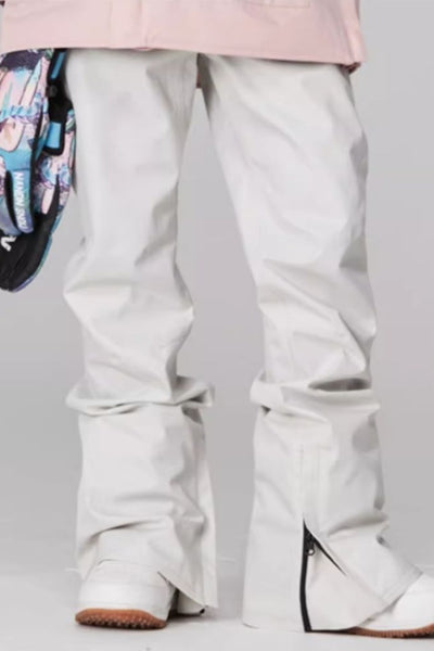 XwXwSeui Men Women Slim Fleeced Windproof Ski Pants