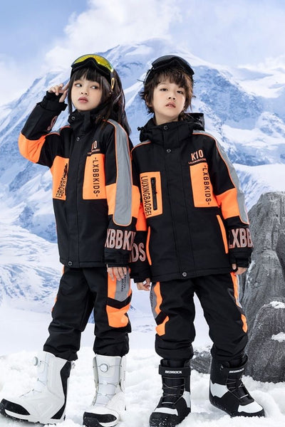 XwXwSeui Kids Reflective Insulated Snow Suits